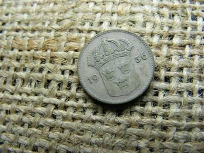 Svédország, 10 öre, 1936, ezüst
