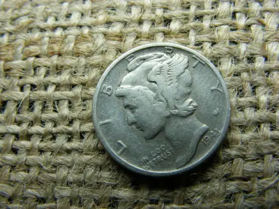 USA Ezüst Dime, 1943