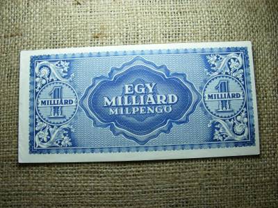 Egymilliárd milpengő, 1946, hiperinflációs bankjegy