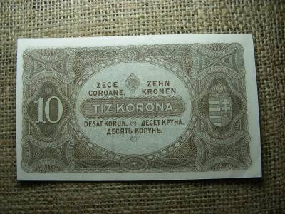 10 koronás bankjegy, 1920