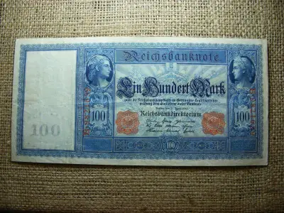 100 márka bankjegy, 1910, Németország