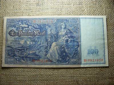 100 márka bankjegy, 1910, Németország