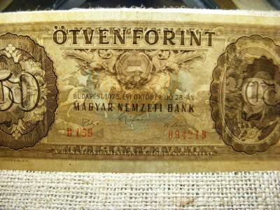 50 forintos bankjegy, 1975