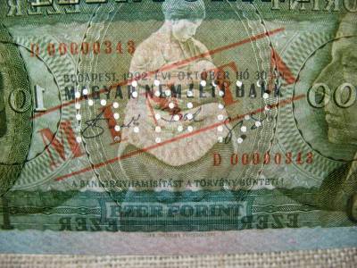 1000 forintos bankjegy, 1992, D sorozat, MINTA