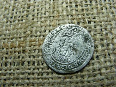Lipót ezüst 3 krajcár, 1697, Pozsony
