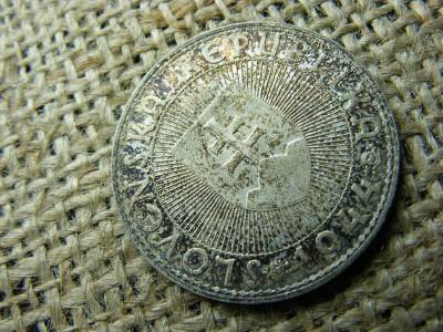 Szlovákia 10 korona, 1944, ezüst