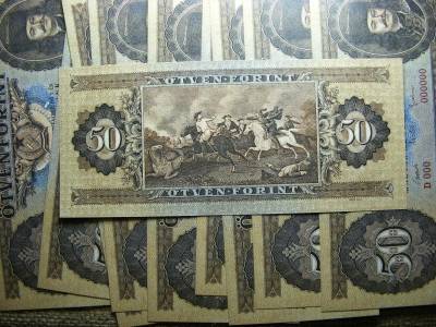 50 forintos bankjegy, 1951, nagyon jó minőségű másolat
