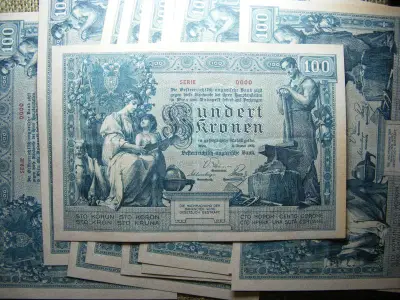 100 korona bankjegy, 1902, nyomdai másolat