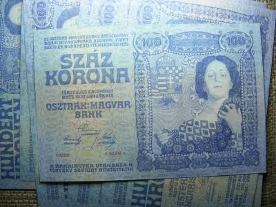 100 korona bankjegy, 1910, nyomdai másolat