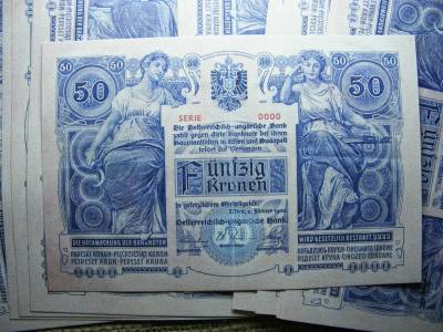 50 korona, 1902, nagyon jó minőségű, nyomdai másolat