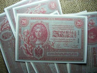 20 korona, 1900, nyomdai másolat
