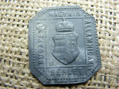 Budapesti Magyar Királyi Államhidak bárcája, 1903-1918