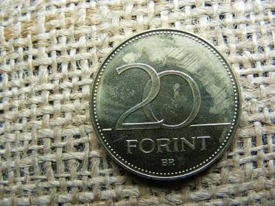 20 forintos érme, 2009, BU