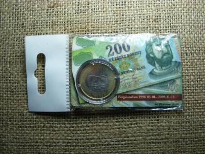 200 forintos érme, 2009, elsőnapi veret