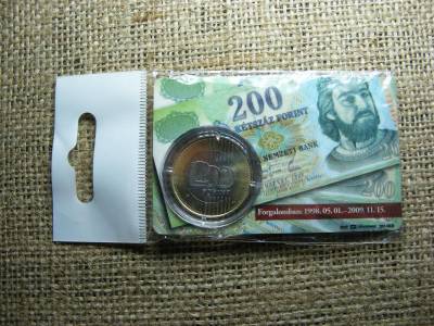 200 forintos érme, 2009, elsőnapi veret