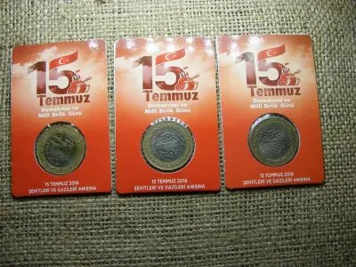 Török 1 Lira, 2016, Július 15-i mártírok emlékére