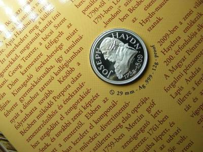 Dísztokos Forint Forgalmi Sor, 2009, Haydn PP Ezüst