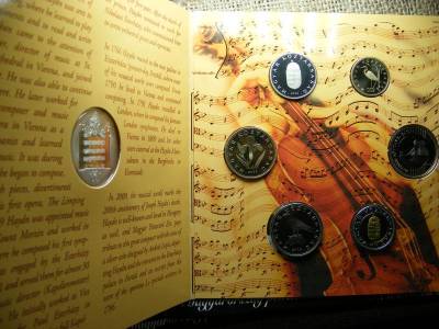 Dísztokos Forint Forgalmi Sor, 2009, Haydn PP Ezüst