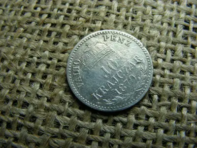 Ezüst 10 krajcár, 1870, VP, KB