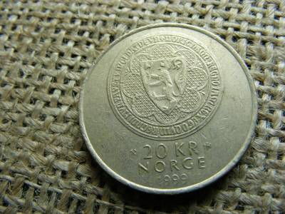 Norvégia 20 korona, 1999, Akershus