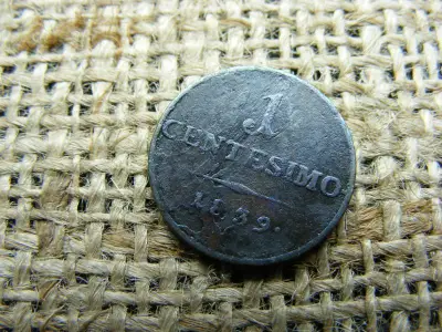 1 Centesimo, 1839 M, Olaszország