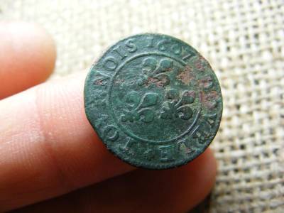 Franciaország Double Tournois, 1607, Henri IV