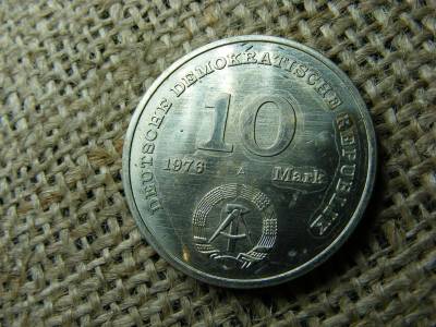 10 márka érme, 1976, Nemzeti Néphadsereg