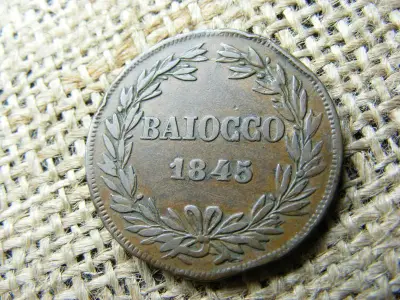Vatikán Baiocco, 1845, R