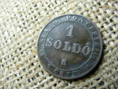 Vatikán 1 soldo, 1867