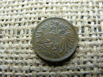 1 Heller, 1897, Korona