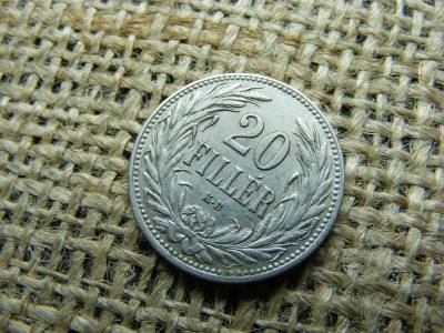 20 fillér, 1908, KB
