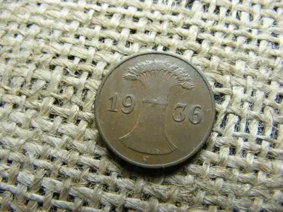 Birodalmi 1 pfennig, 1936 J