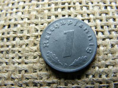 Birodalmi 1 pfennig, 1944, D