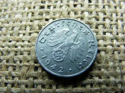Birodalmi 1 pfennig, 1942 A, verdefény