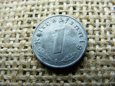 Birodalmi 1 pfennig, 1942 A, verdefény