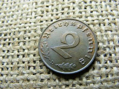 Birodalmi 2 pfennig, 1939 D