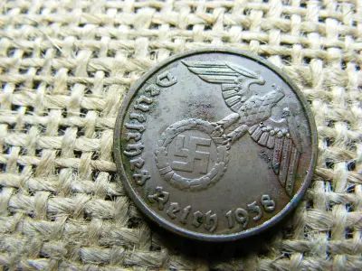 Birodalmi 2 pfennig, 1938 D
