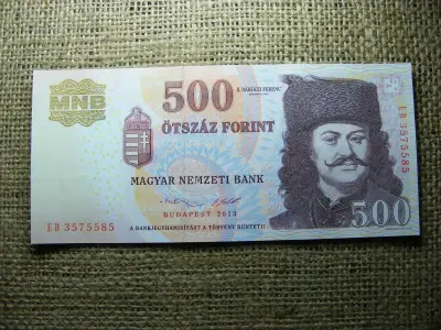500 forintos bankjegy, 2013, ED, UNC