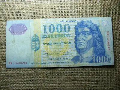 1000 forintos bankjegy, 1999, DB