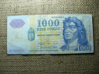 1000 forintos bankjegy, 1999, DC sorozat