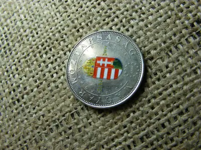 50 forintos érme, 2004, festett