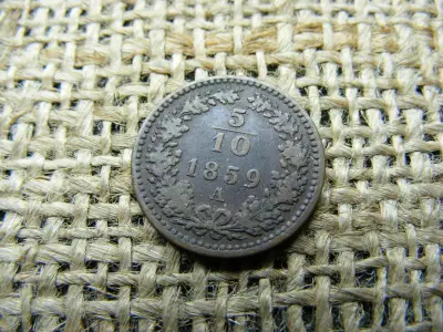 5/10 Krajcár, 1859, Ferenc József