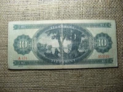 10 forintos bankjegy, 1957