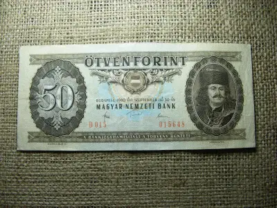 50 forintos bankjegy, 1980
