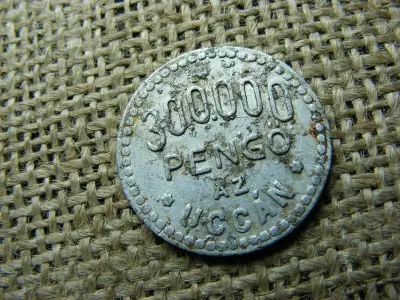 Reklám érme, 1937, 300000 pengő, Uccán film