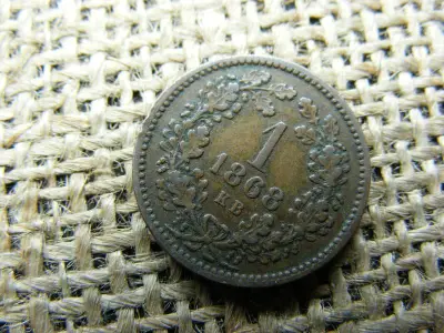 1 Krajcár, 1868, Ferenc József korona
