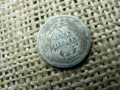 USA Ezüst Dime, 1911 D