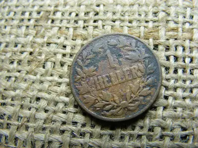 Német Kelet-Afrika 1 heller, 1905