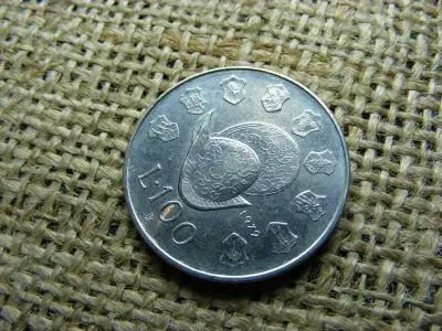 San Marino 100 Lire, 1979, líra