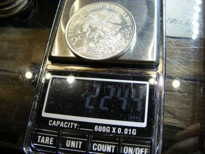 Mexikó, 25 peso, 1968, ezüst